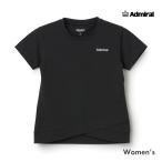 ADMIRALpike футбол Cross Layered Hem TEE ATLA662-10 дамский 2026FW Admiral черный футболка . вода скорость .