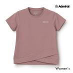 ADMIRALpike футбол Cross Layered Hem TEE ATLA662-45 дамский 2026FW Admiral коралл розовый футболка . вода скорость .