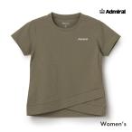 ADMIRALpike футбол Cross Layered Hem TEE ATLA662-65 дамский 2026FW Admiral хаки футболка . вода скорость .