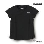 ADMIRALpike футбол булавка tuck TEE ATLA661-10 дамский 2026FW Admiral черный футболка . вода скорость . теннис 