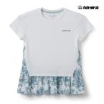 ADMIRAL женский поддельный re year Hem графика TEE ATLA603-00 2026SS белый . вода скорость .UV cut Admiral 