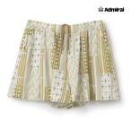 ADMIRAL женский tuck flair графика юбка-брюки ATLA606-70 2026SS желтый . вода скорость .UV cut Admiral 