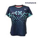 St.Christopher игра рубашка женский цент Christopher STC-BFW6011-NV 2026FW темно-синий теннис одежда 