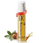 GK HAIR Global Keratinスムージングセラム-100%ピュアオーガニックアルガンオイル|保湿、シャ