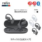 ラディウス radius HP-B100BT 完全ワイヤレス方式骨伝導イヤホン｜Beethoven Bluetooth5.3 ながら聴き 防水 通話 音漏れ抑制 ランニング スポーツ