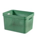 CURVER( CarVer ) Infinity( Infinity ) корзина 17L зеленый | корзина место хранения мелкие вещи одежда ... точка рисунок держать рука 