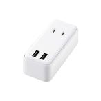  Elecom разветвитель USB розетка прямой ..USB×2 шт AC электрическая розетка .×2 шт 2.4A белый MOT-U07-22WH