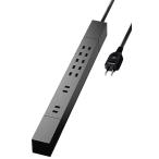  Elecom разветвитель . защита 7 выход поворотный пыль shutter [ временный фиксация &amp; грузоподъемность внизу возможный вращение детали имеется ] 1m черный ECT-0510BK