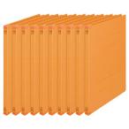  плюс . укрепление Flat файл A4 длина 2 дыра 10 шт. orange No.021S 79-430