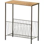  восток .(Azumaya-kk) боковой стол /W40×D20×H50cm/ натуральное дерево ( сосна ) steel ( мука body покраска ) AKB-425BR Brown 