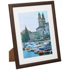 FUJICOLOR 木製額縁 IM-30 A4 ブラウン 407