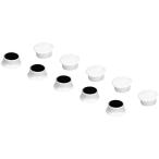 イーバリュー(E-Value) カラーマグネット 特小 直径15mm 10個入 ホワイト EMT-10WH