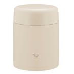 ZOJIRUSHI 象印マホービン ステンレス保温スープジャー ランチジャー シームレスせん 400ml ベージュ ふたとパッキンが一体化 お手