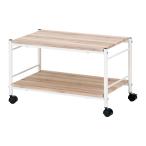  Takeda корпорация боковой стол Vintage натуральный 65×45×38cm Vintage style с роликами мульти- стол T8-VCMT65