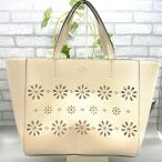 【Kate Spade New York】ケイトスペード 2way トートバッグ ショルダーバッグ パンチング フラワー