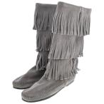 ショッピングMINNETONKA MINNETONKA ブーツ レディース ミネトンカ 中古　古着