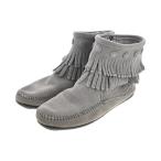 ショッピングMINNETONKA MINNETONKA ブーツ レディース ミネトンカ 中古　古着