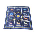 ショッピングバンダナ HERMES バンダナ・スカーフ レディース エルメス 中古　古着