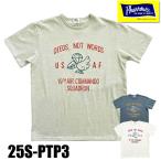 フェローズ Pherrow's Tシャツ 25S-PTP3 USAF ロゴT 半袖 チェーン刺繍 クルー 綿100% アメカジ ヴィンテージ ミリタリー TEE メンズ 2025年 春夏 新作