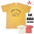 ウエアハウス WAREHOUSE Tシャツ Lot4064 ANOKA RAMSEY 半袖 セコハンT 2ND HAND TEE プリント ロゴ 綿100% アメカジ ヴィンテージ メンズ 2025年 新作