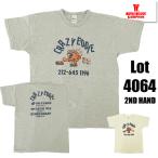 ウエアハウス WAREHOUSE Tシャツ Lot 4064 CRAZY EDDIE セコハンT 2ND HAND セカンドハンド 半袖 綿100％ アメカジ メンズ 2024年 春夏 新作 日本製