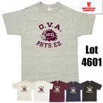 ウエアハウス WAREHOUSE Tシャツ Lot 4601 O.V.A. 半袖 インディアン フロッキー プリント 未洗い 綿 アメカジ ヴィンテージ メンズ 2025年 春夏 新作 日本製