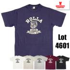 ウエアハウス WAREHOUSE Tシャツ Lot 4601 ROLLA 半袖 ブルドック 犬 プリント TEE シャドウボーダー 未洗い ロゴ 綿 アメカジ メンズ 2025年 春夏 新作