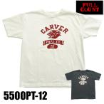 フルカウント FULL COUNT Tシャツ 5500PT-12 CARVER 半袖 プリント ロゴ TEE 綿100％ コットン BD糸 メンズ アメカジ 日本製 2025年 春夏 新作