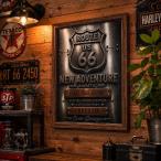 Route66 metal Vintage постер гараж american retro искусство постер 
