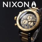 ニクソン NIXON 腕時計 42-20 クロノ ガンメタル ゴールド メンズ/レディース ニクソン NIXON