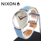 ニクソン NIXON 腕時計 KENSINGTON レザー Washed Denim-Cream レディース ウォッチブランド