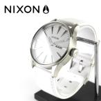 ニクソン NIXON 腕時計 SENTRY レザー シルバー-ホワイト メンズ ニクソン NIXON