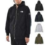 ザ ノースフェイス THE NORTH FACE パーカー スクエアロゴフルジップ メンズ レディース 黒 NT12335【サステナブル素材】【リサイクル素材】