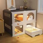  кошка. клетка кошка клетка кошка клетка кошка. загородный дом большой кошка для клетка много голова .. кошка складной перемещение удобный сборка простой удален возможный товары для домашних животных салон ..DIY клетка комплект . комплект 