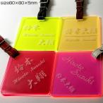  Golf именная табличка * caddy bag для именная бирка квадратный название . половина прозрачный пастель цвет модель путешествие / часть ./ чемодан / входить ./ входить ./ подготовка 