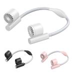 フレキシブル ネックファン 首掛け 扇風機 軽量 大風量 ワンタッチ 卓上 首かけ 省エネ usb 扇風機 ハンディ ファン ◇RIM-R-F8