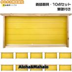 養蜂器具 10点セット 完成巣枠 巣礎