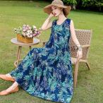 ショッピングレディ 夏 リゾートワンピース　旅行　夏　サマードレス　リゾート　レディースドレス　ビーチドレス　スカート　海辺　着痩せ　20代30代40代