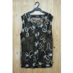 【わけあり】/JK Design/婦人/レディース/タンクトップ/ブラック/シースルー/M〜Lサイズ/【中古】【メール便対応】