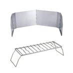 [ комплект товар ]2 позиций комплект UNIFLAME Uni рама кухонная утварь подставка 450& ветровой экран 450(610824&610558)