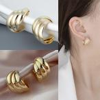 Yahoo! Yahoo!ショッピング(ヤフー ショッピング)ピアス レディース 3連 10代 20代 30代 40代 大ぶり カーブ シンプル つや消し ゴールド 上品 人気 春夏 クリスマス 誕生日 ポイント利用