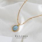  колье женский голубой камень ... plate мяч цепь Gold 316L аллергия соответствует модный 18KGP День матери отметка использование 