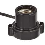  код есть resep розетка E26 чёрный HS-L2615ZR/K