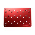 MONSTER SPORT aluminium каблук plate красный анодированный алюминий универсальный 848120-0000M