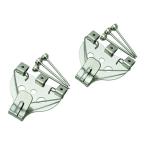  Fukui металлические изделия (Fukuikinzokukogei) камень . панель * дерево стена соответствует падение предотвращение c функцией безопасность нержавеющая сталь X крюк большой 2 штук S4006-2