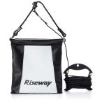 RISEWAY(laiz way ) EVA. вращение вода .. ведро прямоугольник 21cm черный трос * держатель есть черный UEV-015