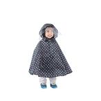  река . завод детский дождь пончо черный точка KW-750PC