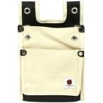 SK11(eske-11) брезент . для сумка для инструметов 2 уровень задний разрез TOBISUKE белый TSH-2DBS-WH