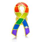 AWARENESS RIBBON значок SDGs LGBT limbo Pride Rainbow лента радуга большой 
