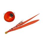 JACKALL( Jackal ) свинец тип ведро ведро шар скользящий 80g F181 красный orange / orange Gold T+